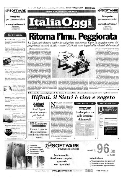 Italia oggi : quotidiano di economia finanza e politica